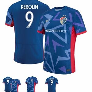 Nike Adult 2024 Home NC Courage Women’s Soccer Jersey #9 Nicoli Kerolin